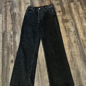 Denim Forum Black Flare Jeans